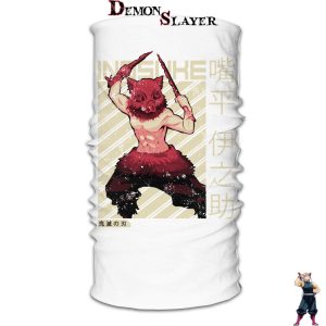 Bandana Demon Slayer Blanc Inosuke